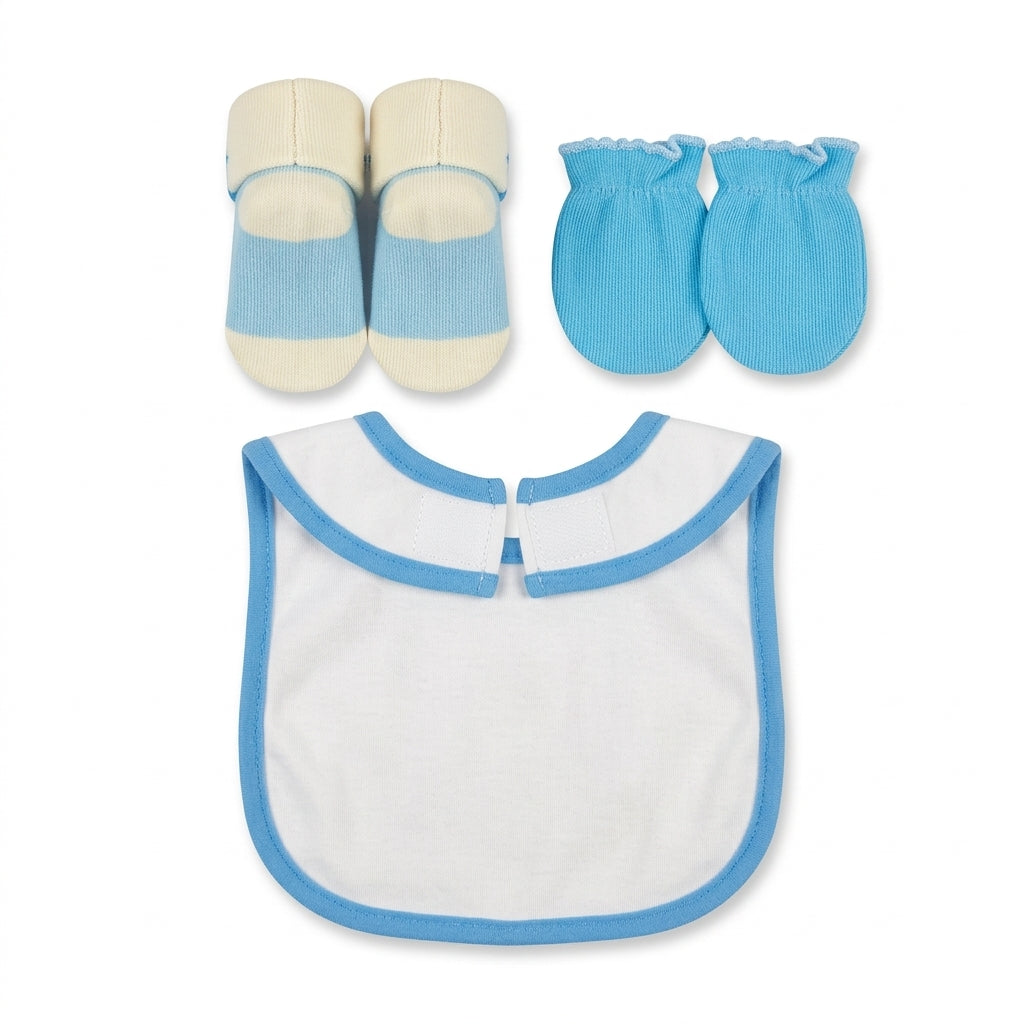 BABY BIB SET 3PCS SET I LOVE DADDY BLUE CARTERS