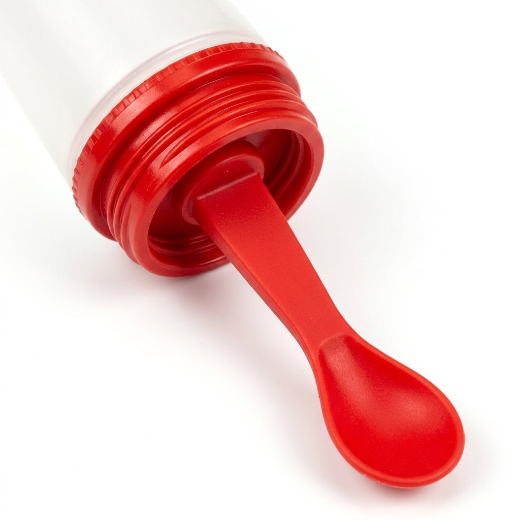 BABY SPOON FEEDER RED