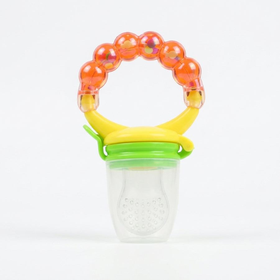 BABY FRUIT PACIFIER RATTLE YELLOW
