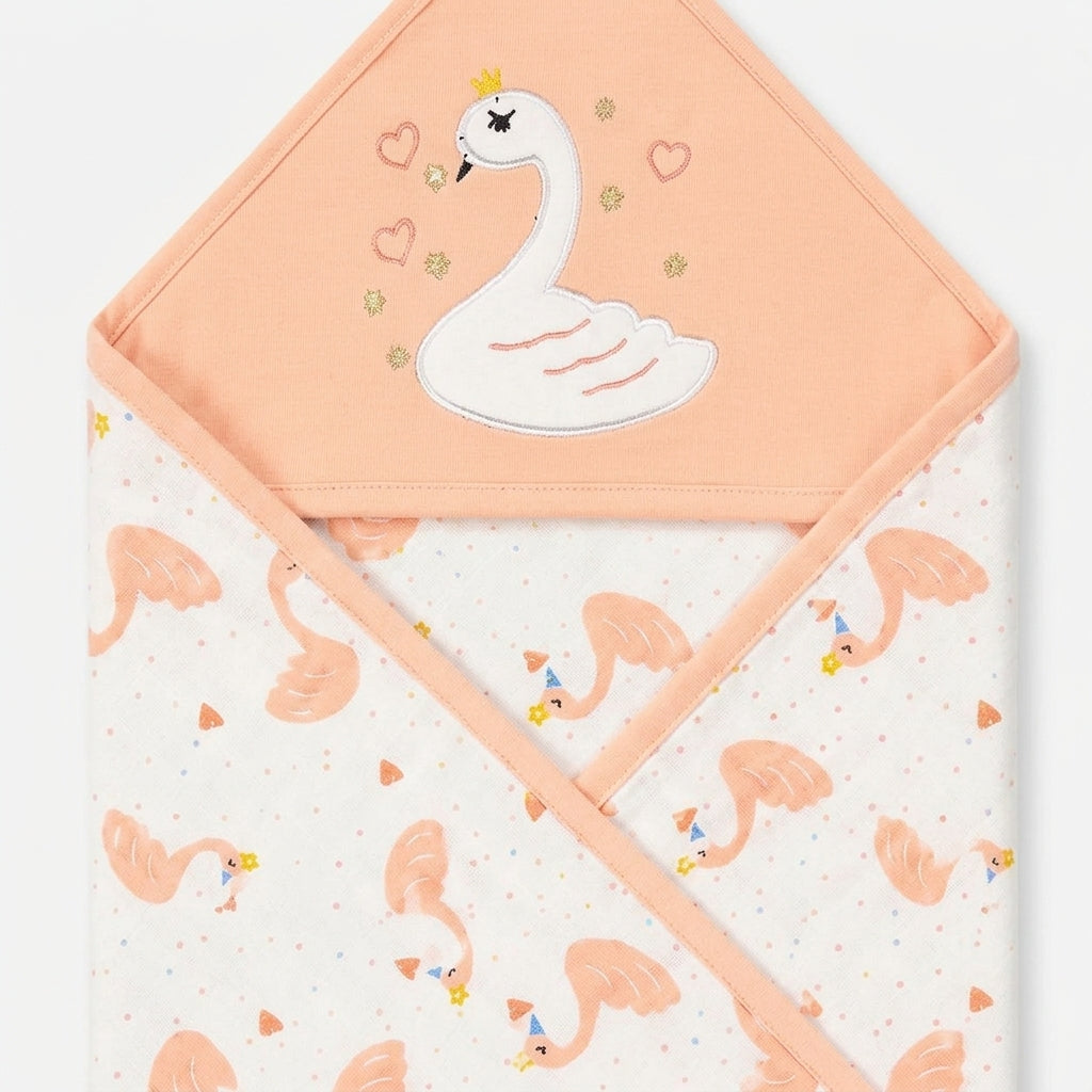 BABY WRAPPING SHEET DUCK ORANGE