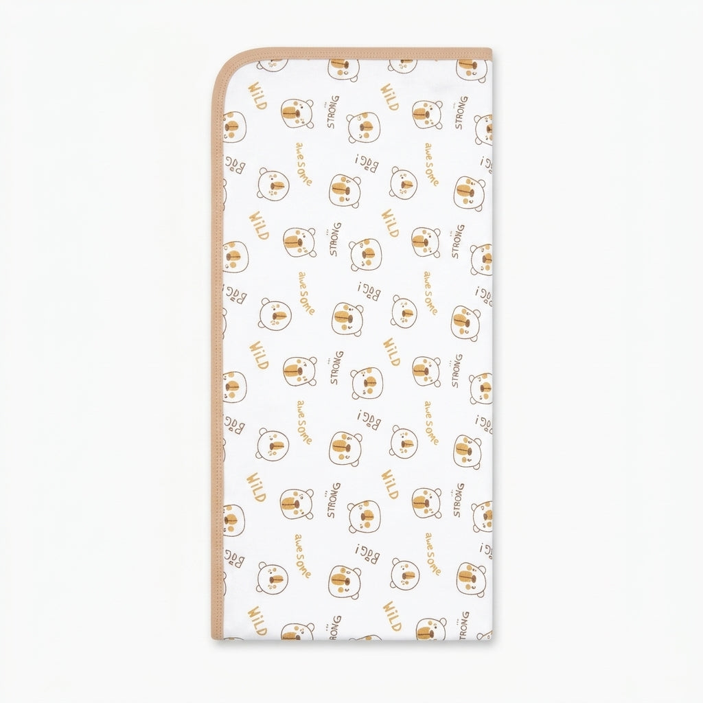 BABY WRAPPING SHEET BEAR BOX BROWN