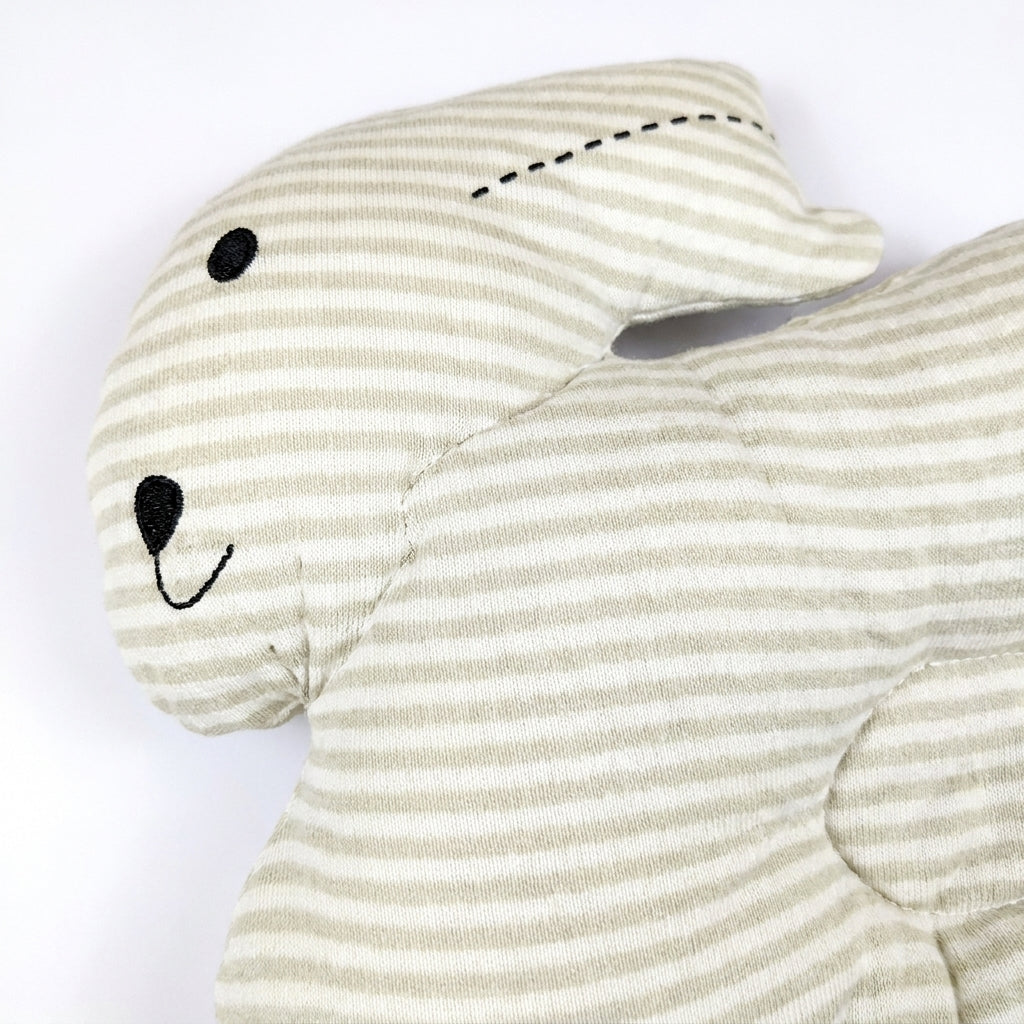 BABY PILLOW RABBIT CHINA GREEN
