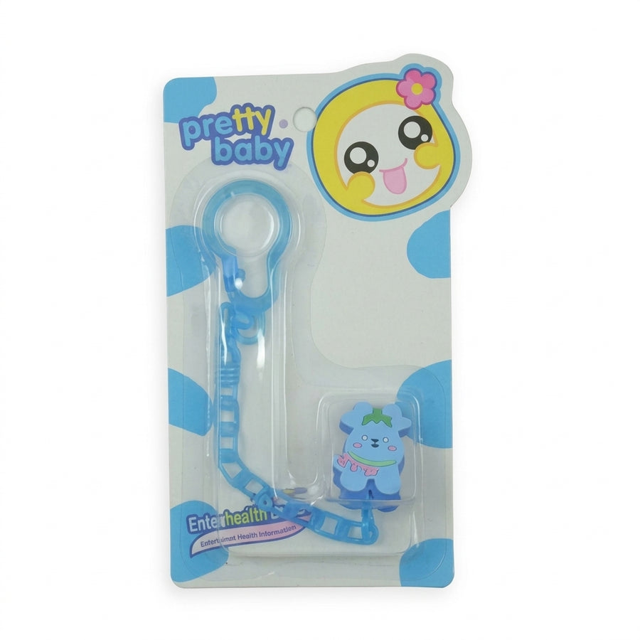 BABY CHAIN BEAR CARD BLUE