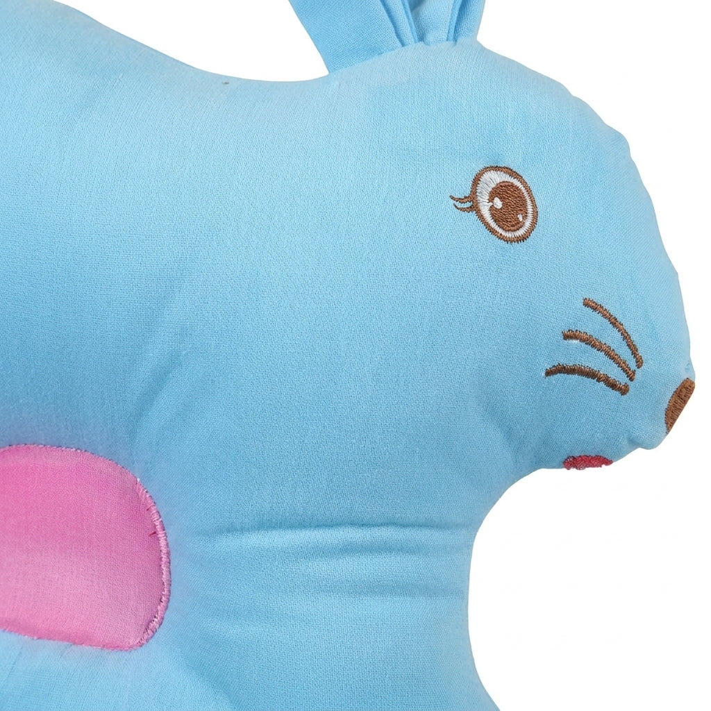 BABY PILLOW RABBIT BLUE