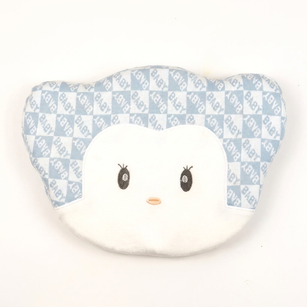 BABY PILLOW CUTE BABY FACE BOX BLUE