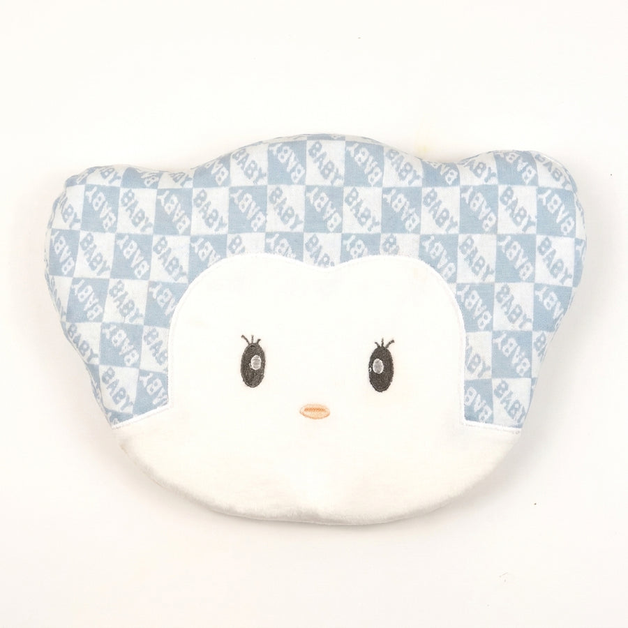 BABY PILLOW CUTE BABY FACE BOX BLUE