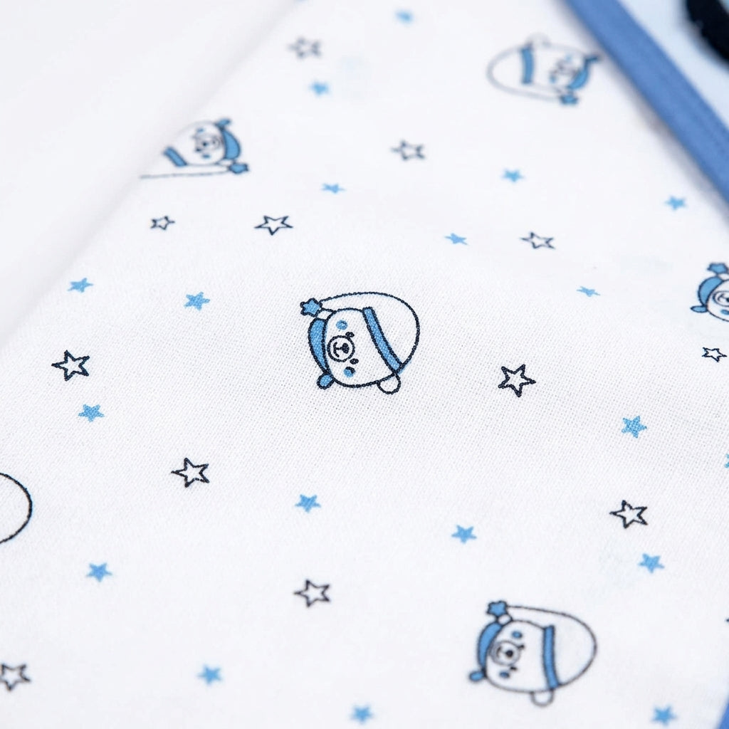 BABY WRAPPING SHEET BEAR BOX BLUE