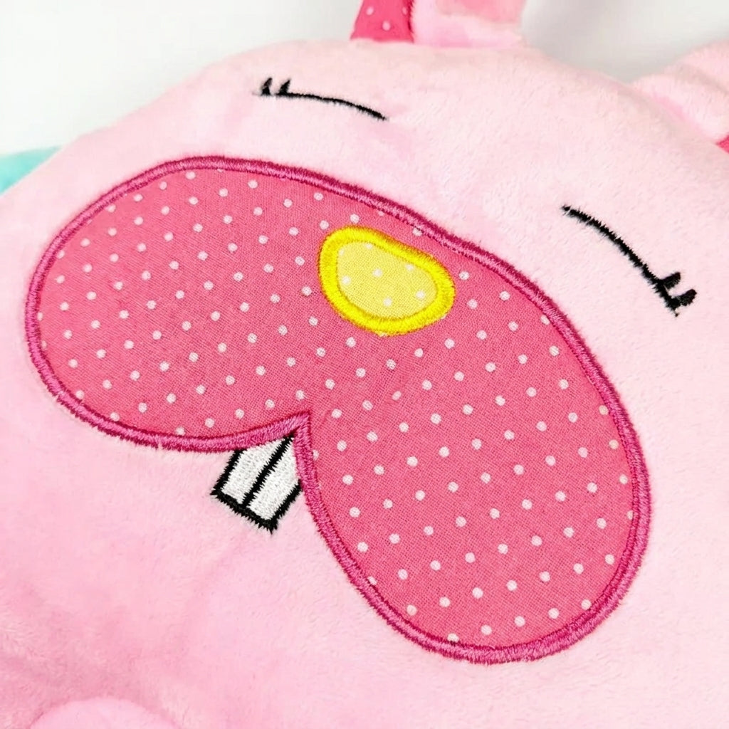 BABY PILLOW BUNNY RABBIT PINK