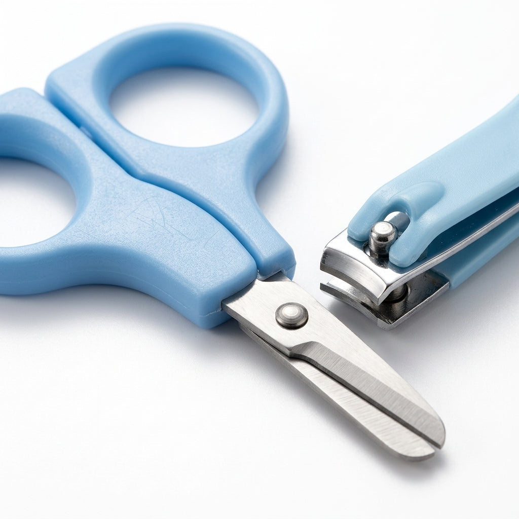 BABY SCISSOR SET 2PCS BLUE