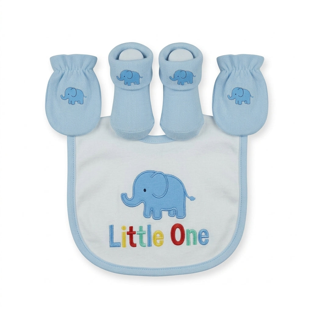 BABY Bib SET 3PCS LOVE DADDY BLUE