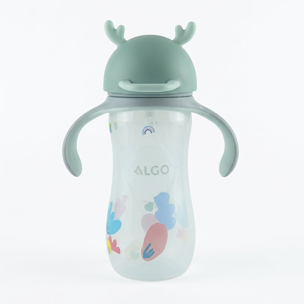 BABY STRAW FEEDER GREY