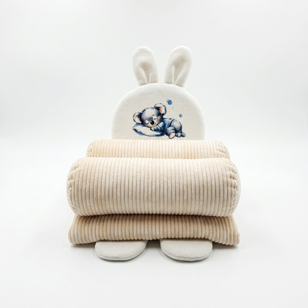 AIFEIER BABY CHARACTER PILLOW PEACH