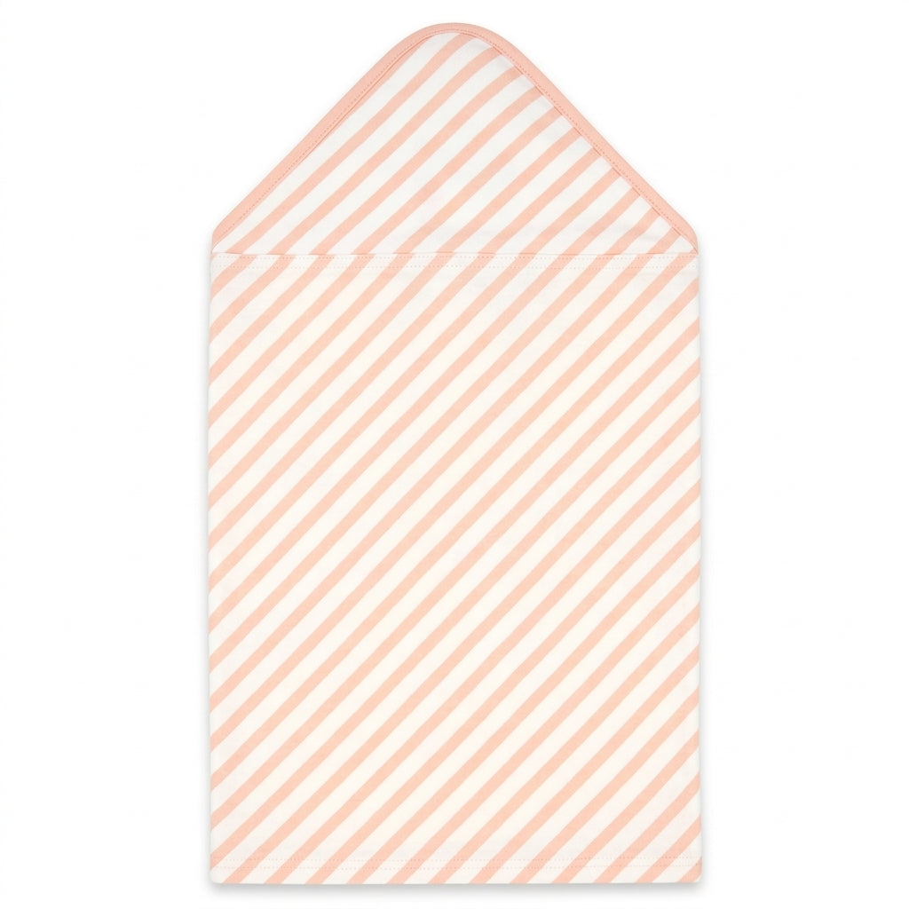 BABY HOODED BATHTOWEL ELEPHANT PINK