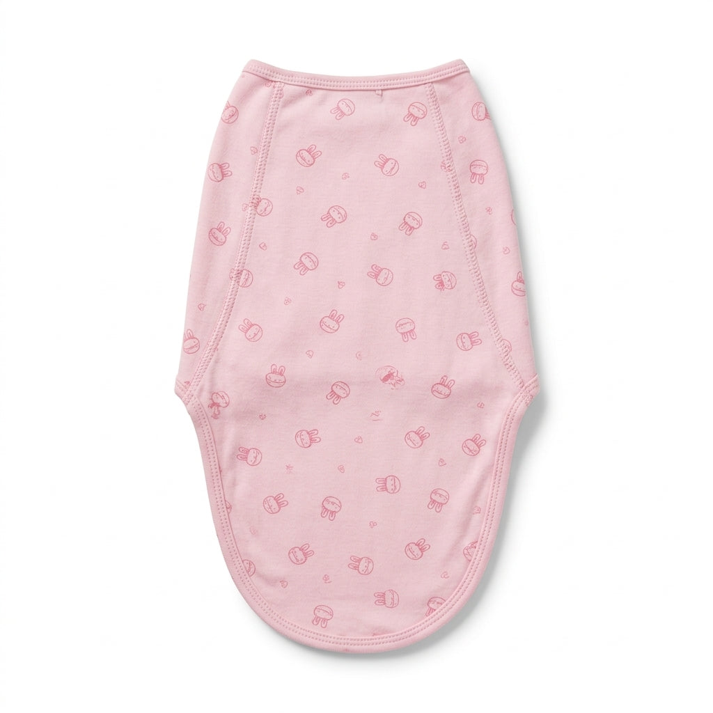 BABY ADJUSTABLE SWADDLE BOX PINK KIDZO