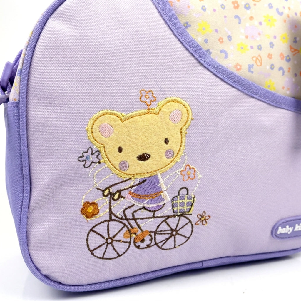 Purple Multi Purpose Baby Essentials Diaper Bag