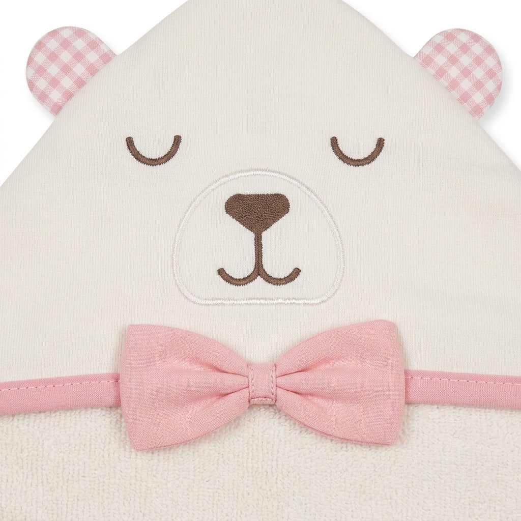 BABY WRAPPING SHEET BOO BEAR PINK