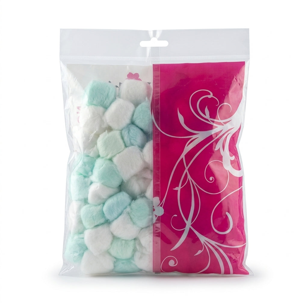 BABY SOFT COTTON BALLS 100PCS MULTI