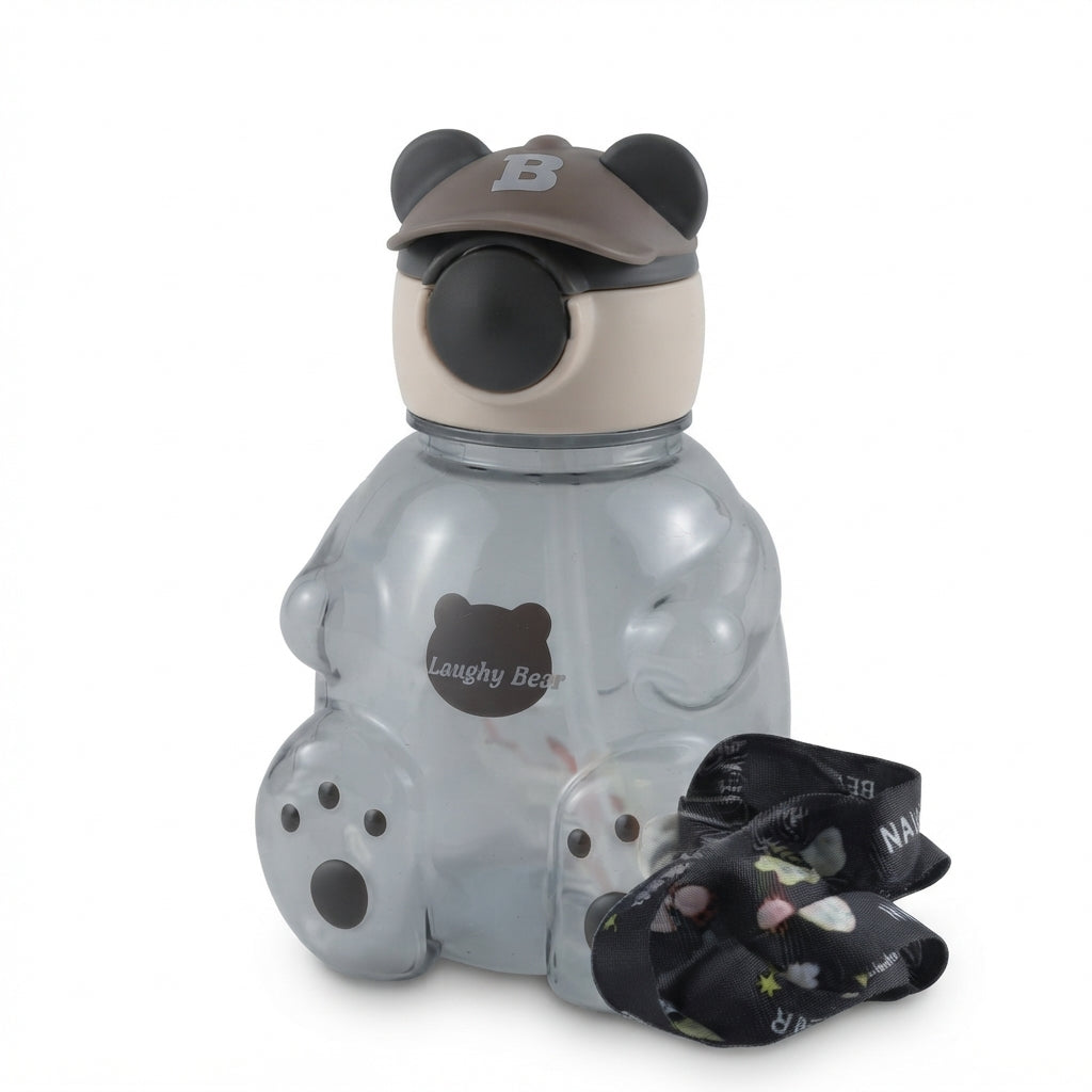BABY STRAW SIPPER NAUGHTY BEAR BLACK