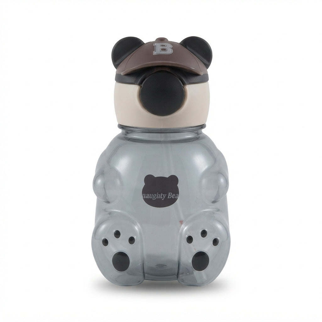 BABY STRAW SIPPER NAUGHTY BEAR BLACK