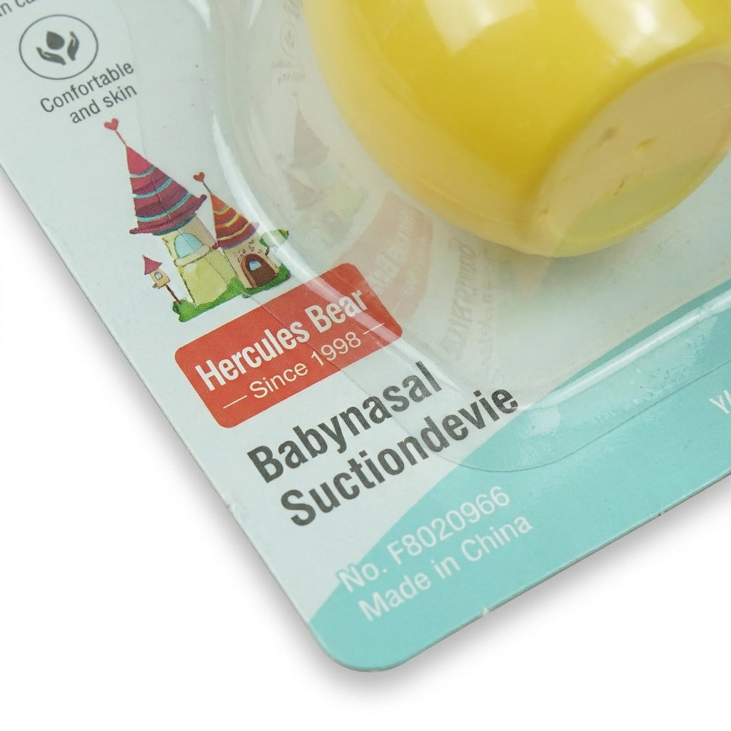 BABY NOSE CLEANER SILICON YELLOW