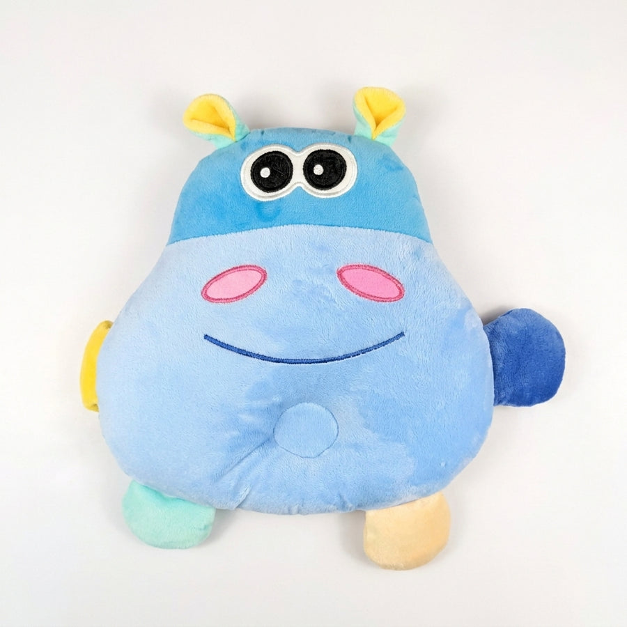 BABY PILLOW SLEEPY OWL BLUE