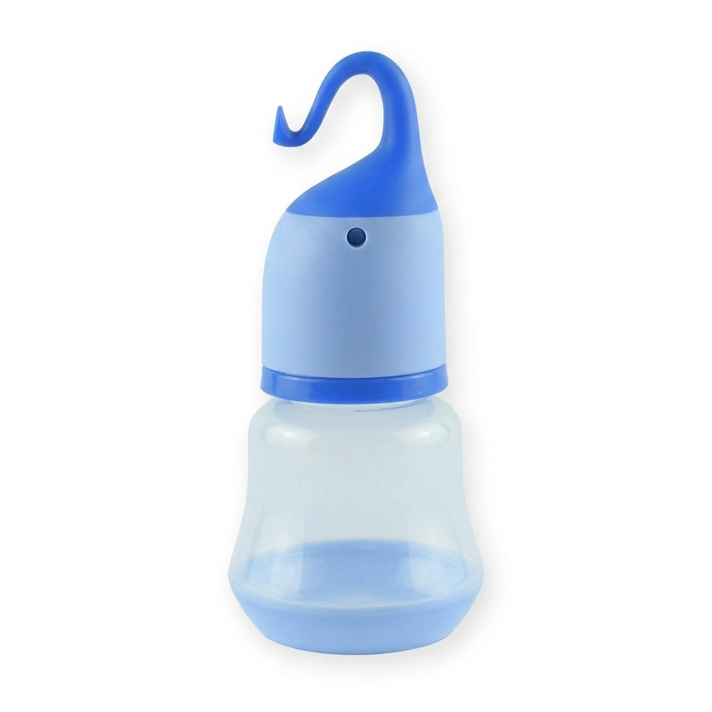 BABY FEEDING BOTTLE ELEPHANT BLUE MAQ