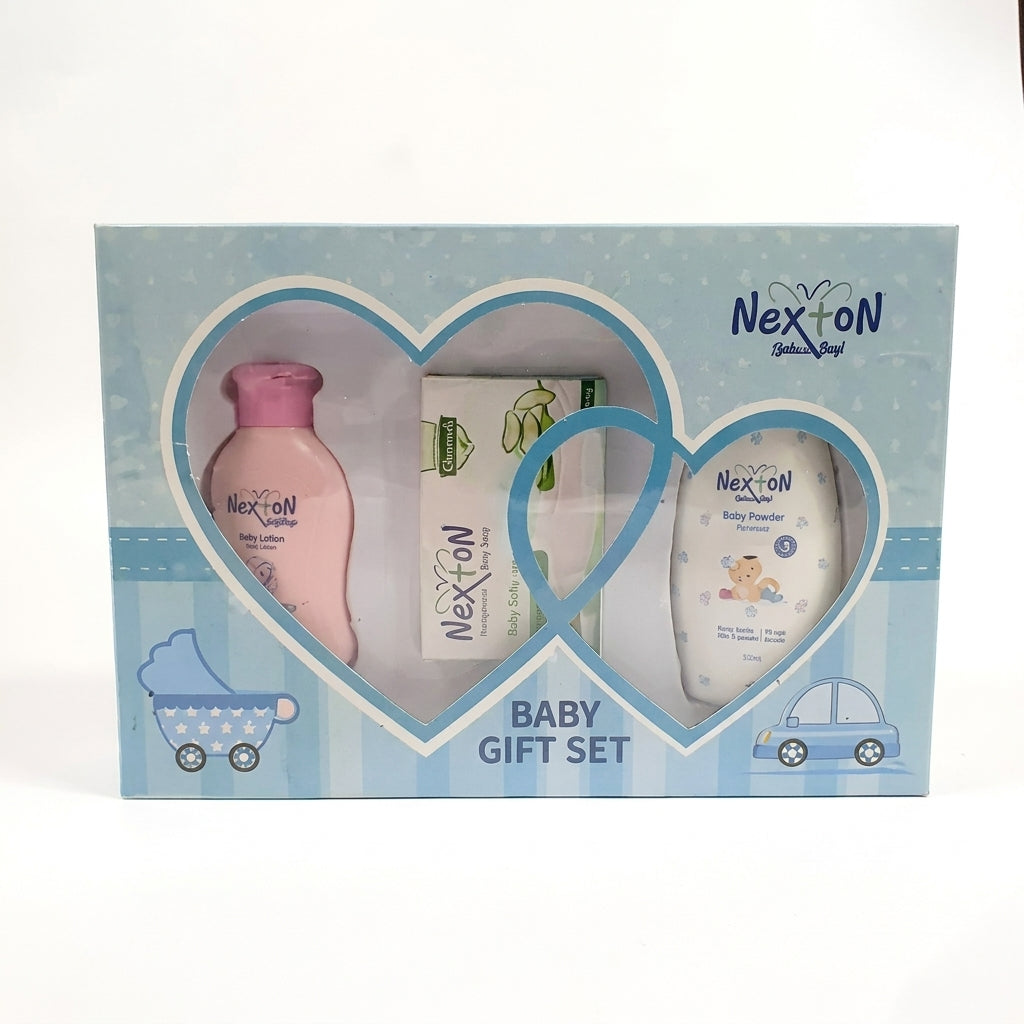 NEXTON BABY GIFT SET 3PCS BOX BLUE