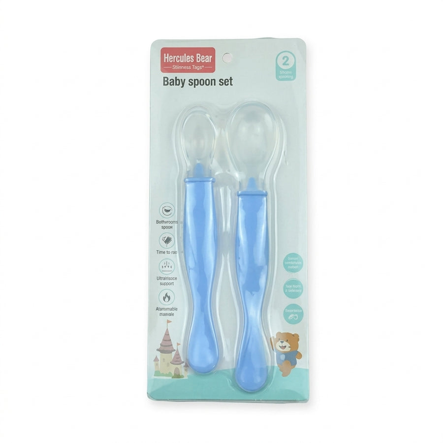 BABY DOUBLE SPOON SET BLUE