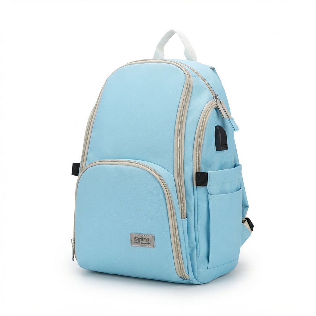 Baby Diaper Bag China Fancy Cyan