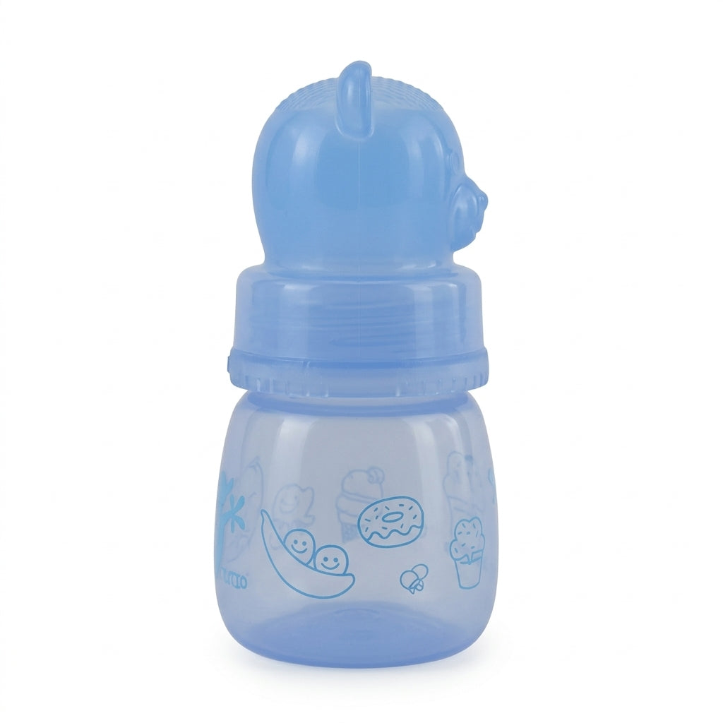 BABY FEEDER TRANSPARENT BLUE