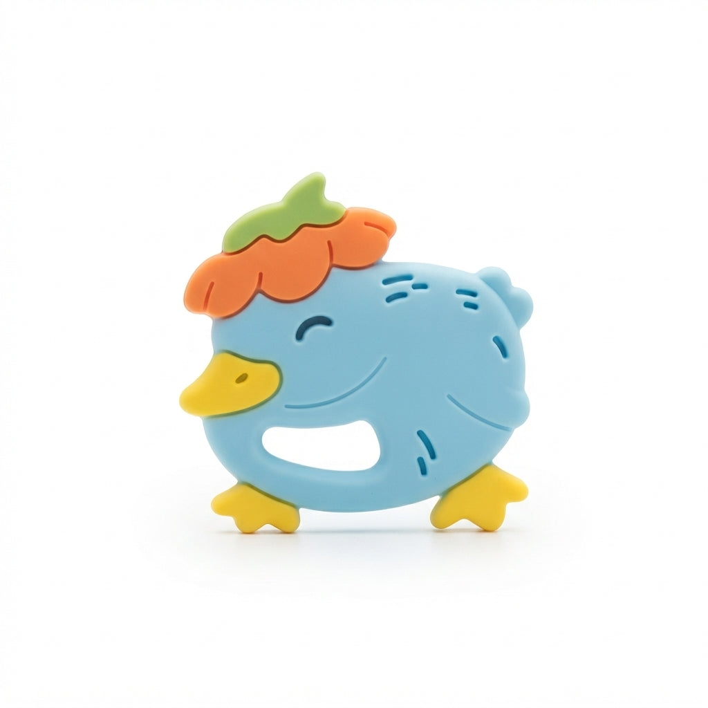 TEETHER DUCK CYAN HERCULES BEAR