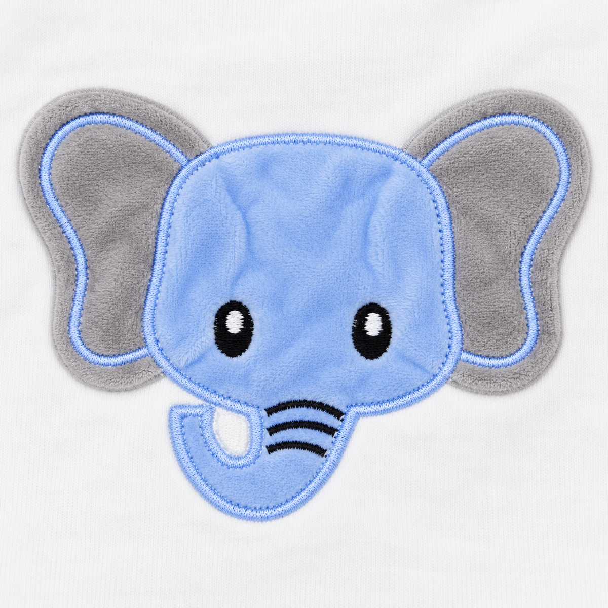 NEWBORN BABY 10 PCS ELEPHANT EMB PREMIUM GIFT BOX SET – BLUE & WHITE