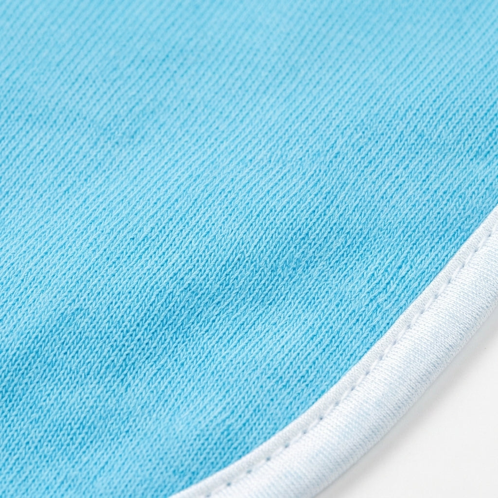 BABY CHANGING SHEET IMP COTTON BEAR CAR BLUE XL