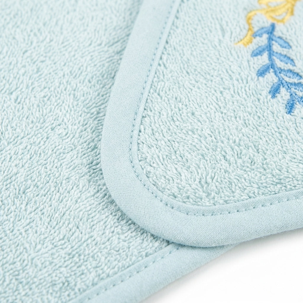 SENIORS BABY BATH TOWEL BEAR BLUE