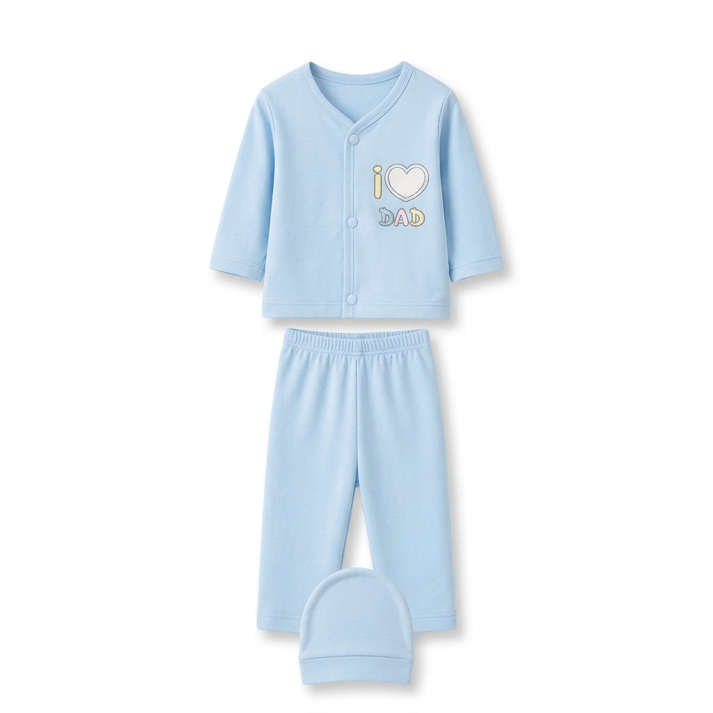 BABY 3 PSC SUIT PACK OF 3 ELEPHENT MULTI COLOR