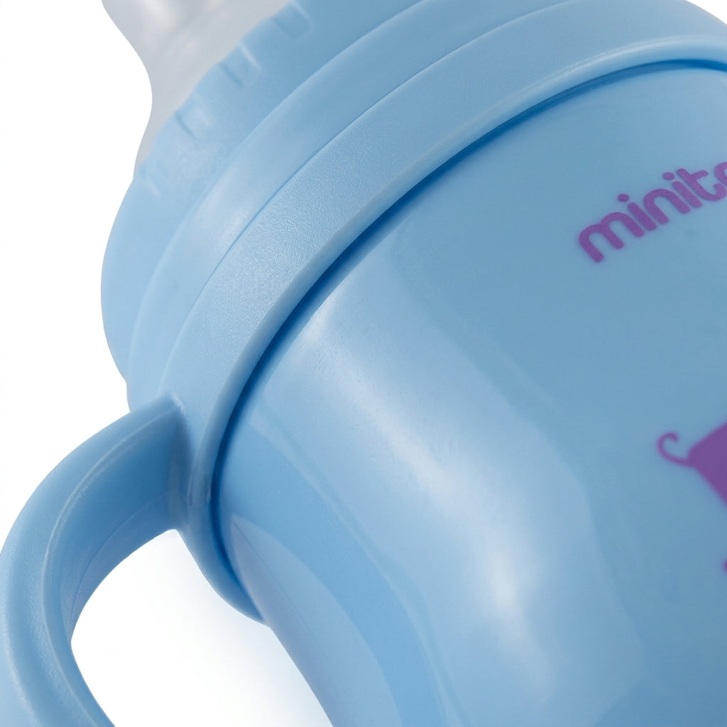 BABY FEEDER DAIMOND HEART CAP BLUE