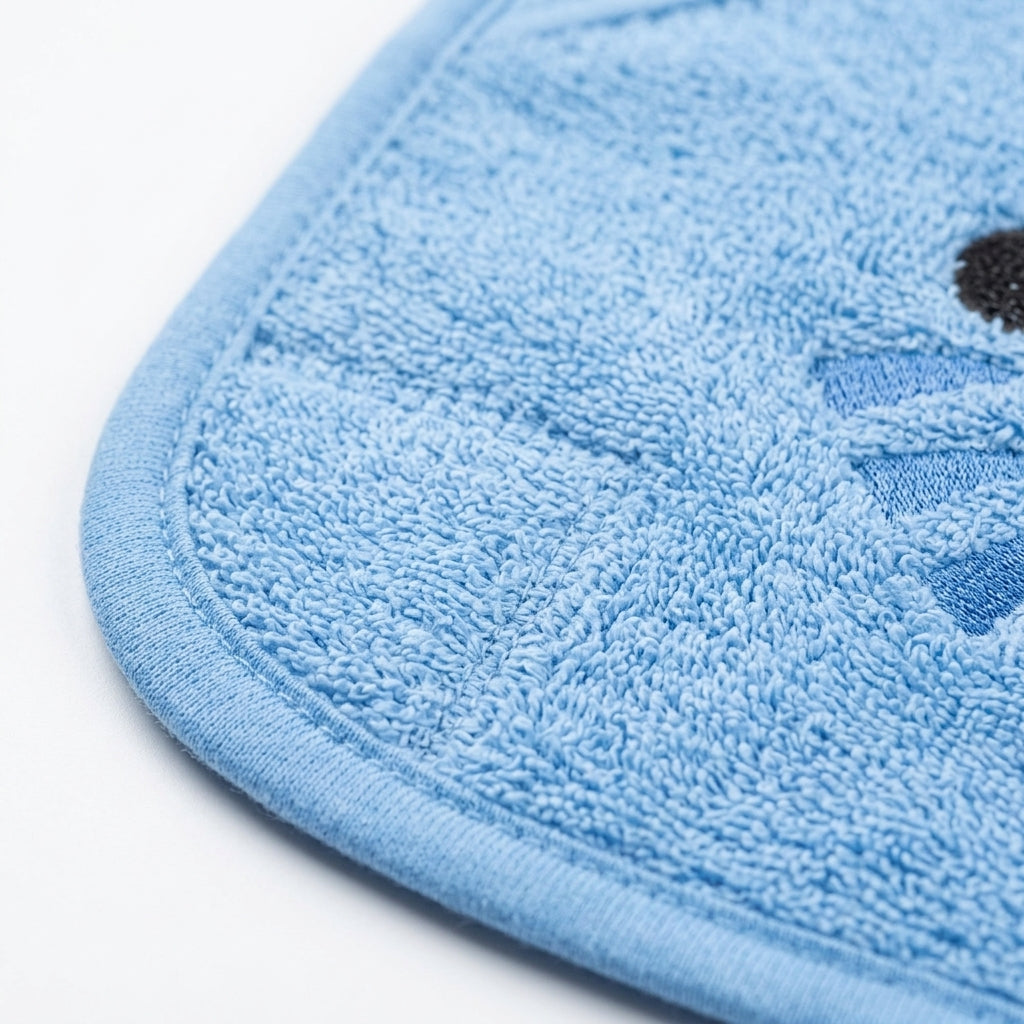 SENIORS BABY BATH TOWEL LION BLUE
