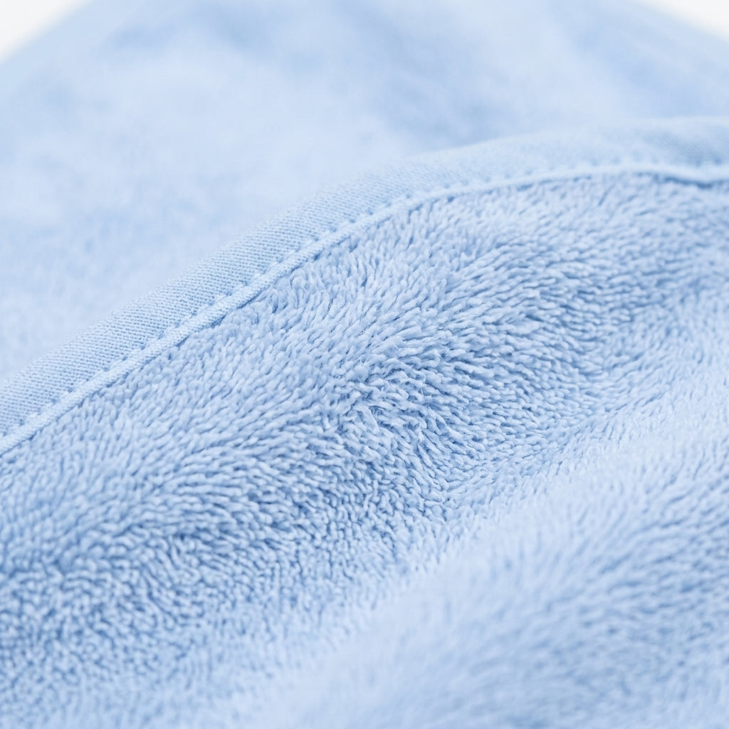 MONTALY BABY BATH TOWEL WITH BELT BEAR BLUE