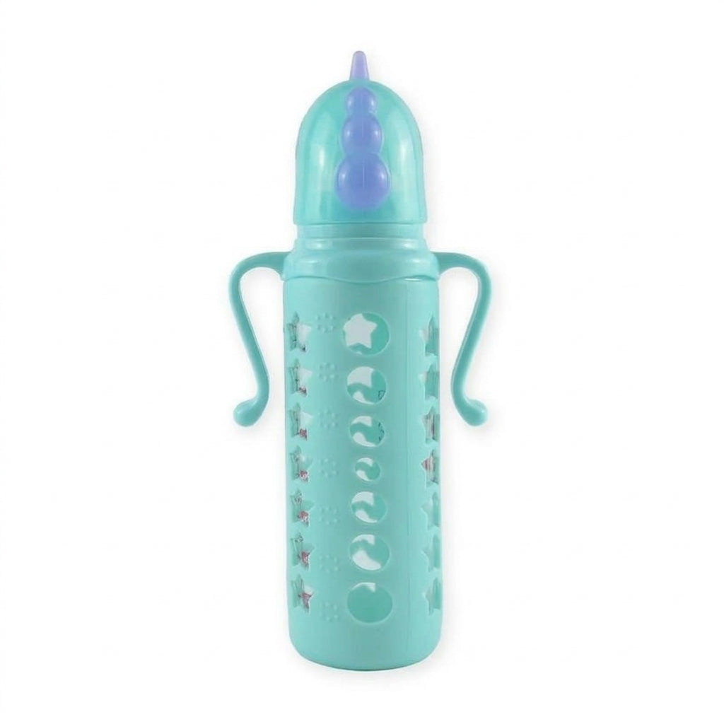 BABY GLASS FEEDER UNICORN CYAN FISH