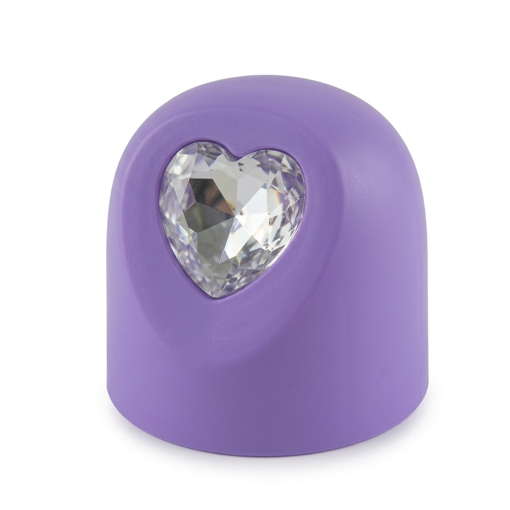 BABY FEEDER DAIMOND HEART CAP PURPLE