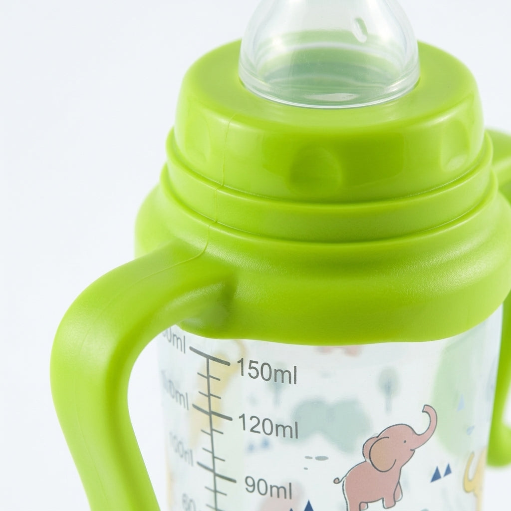 BABY FEEDING BOTTLE UNICORN GREEN FISH