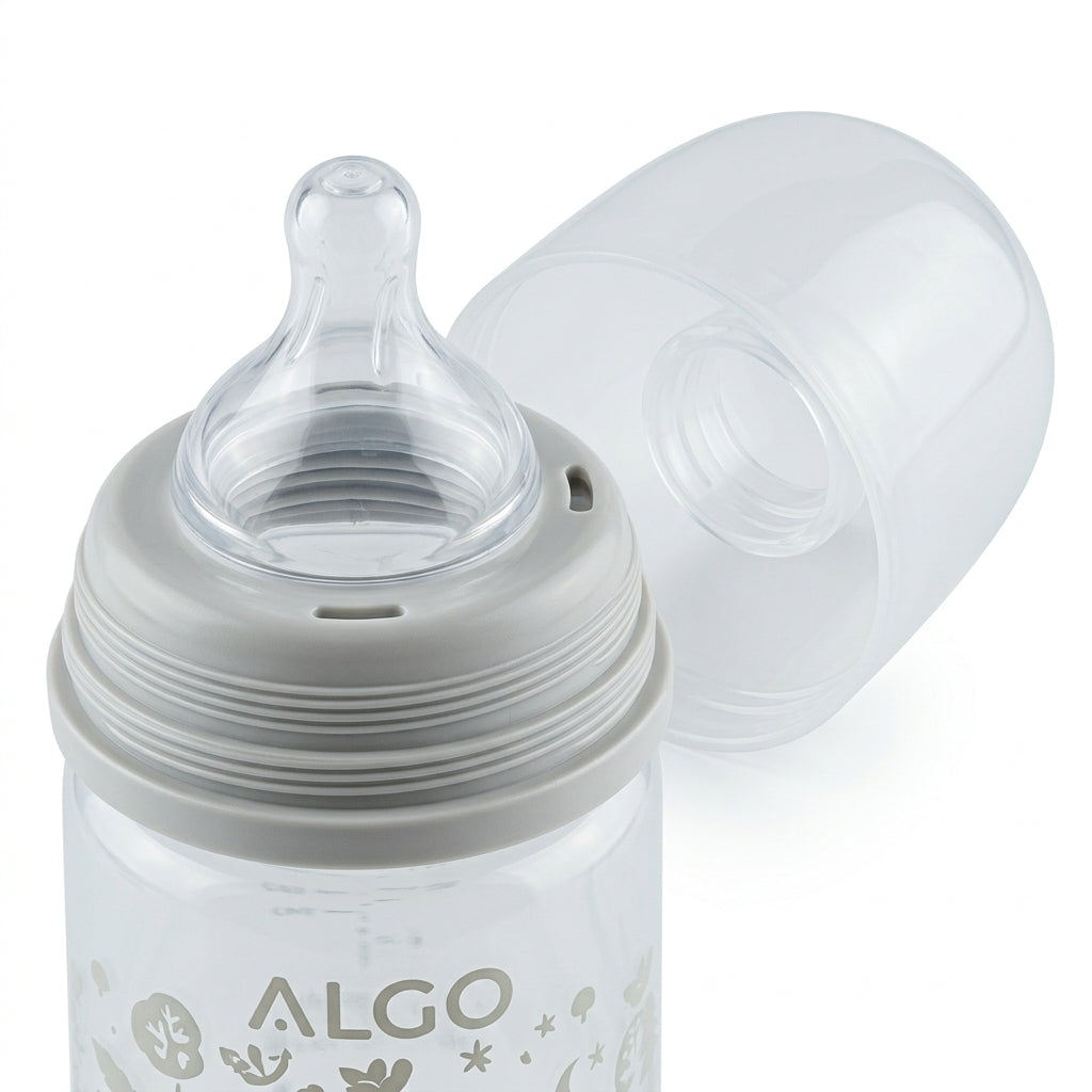 Baby Feeder Printed Grey Algo