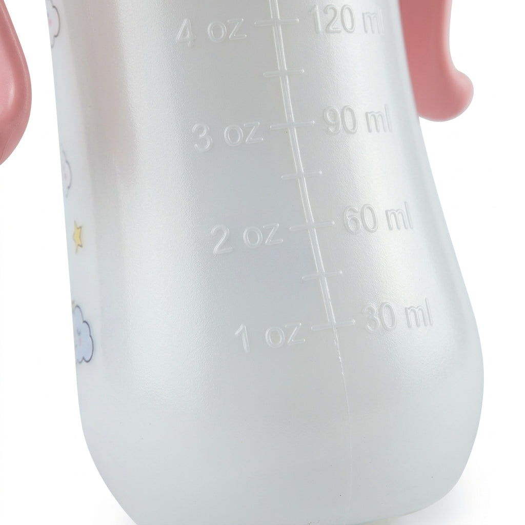 BABY FEEDING BOTTLE UNICORN PINK FISH