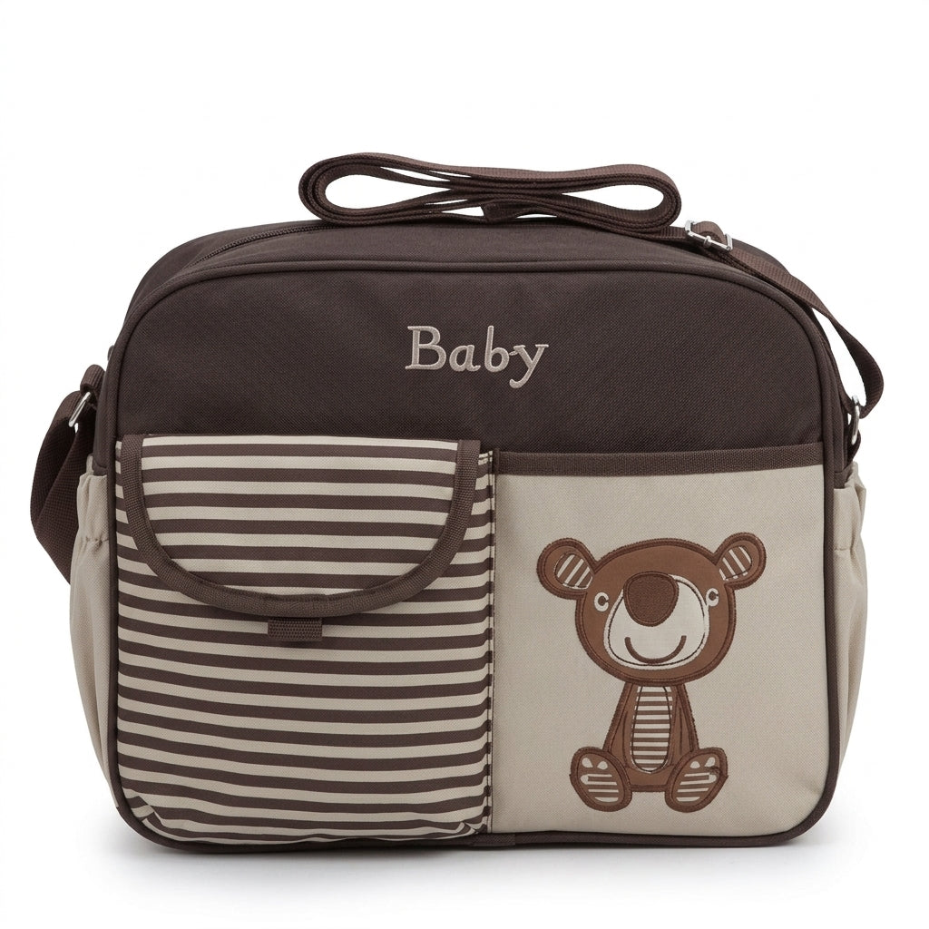 Baby Bag China Double Bear Brown