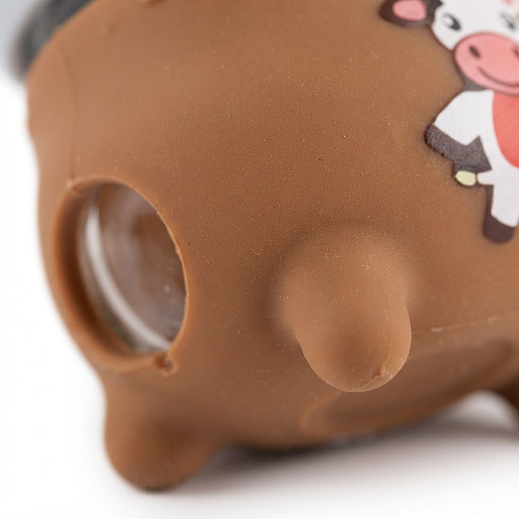 BABY GLASS FEEDER COVER BROWN
