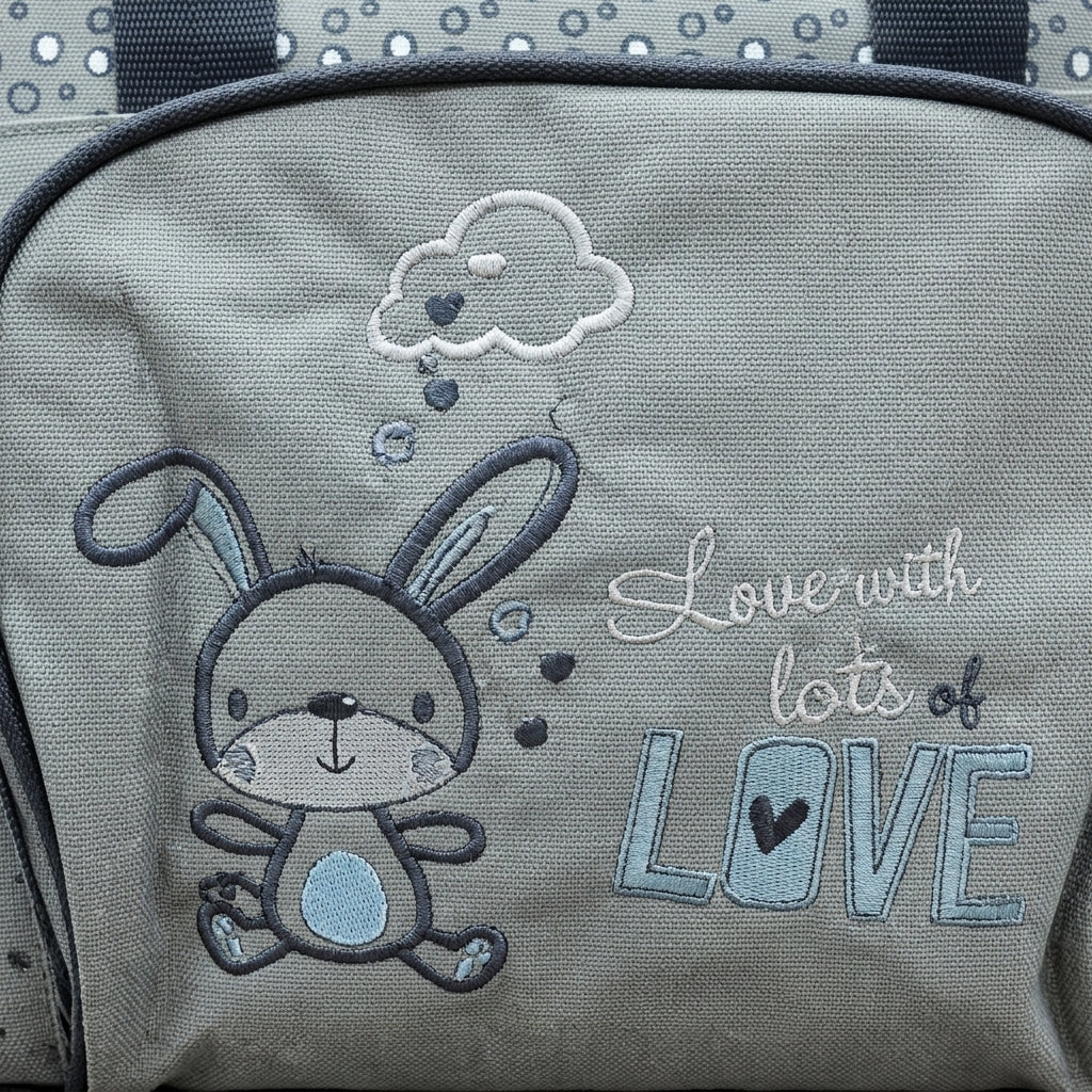 Baby Bag China Double Love Grey