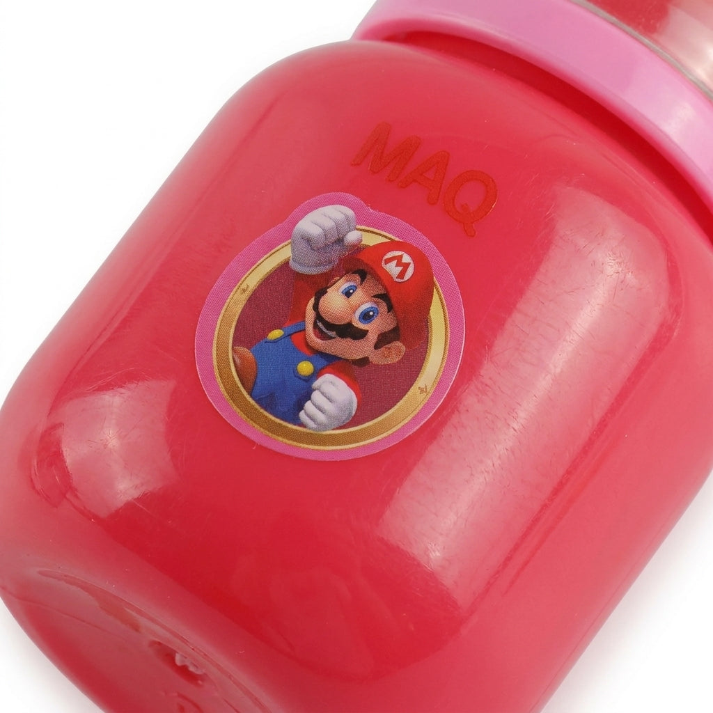 BABY FEEDING BOTTLE RATTLE CAP RED MAQ