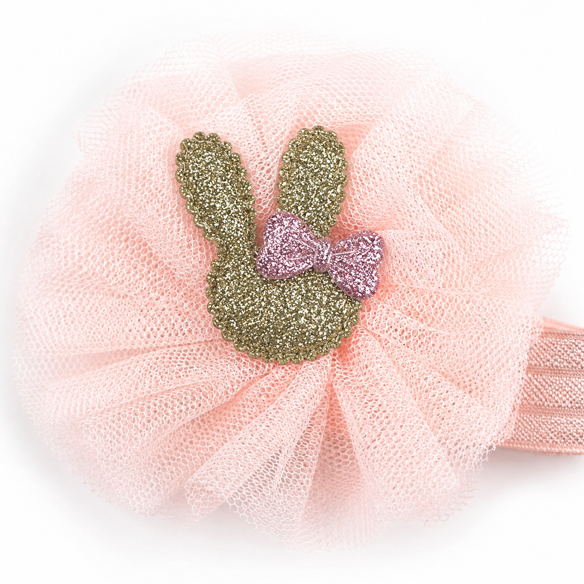BABY GIRL FANCY BUNNY HEADBAND SET 3PCS