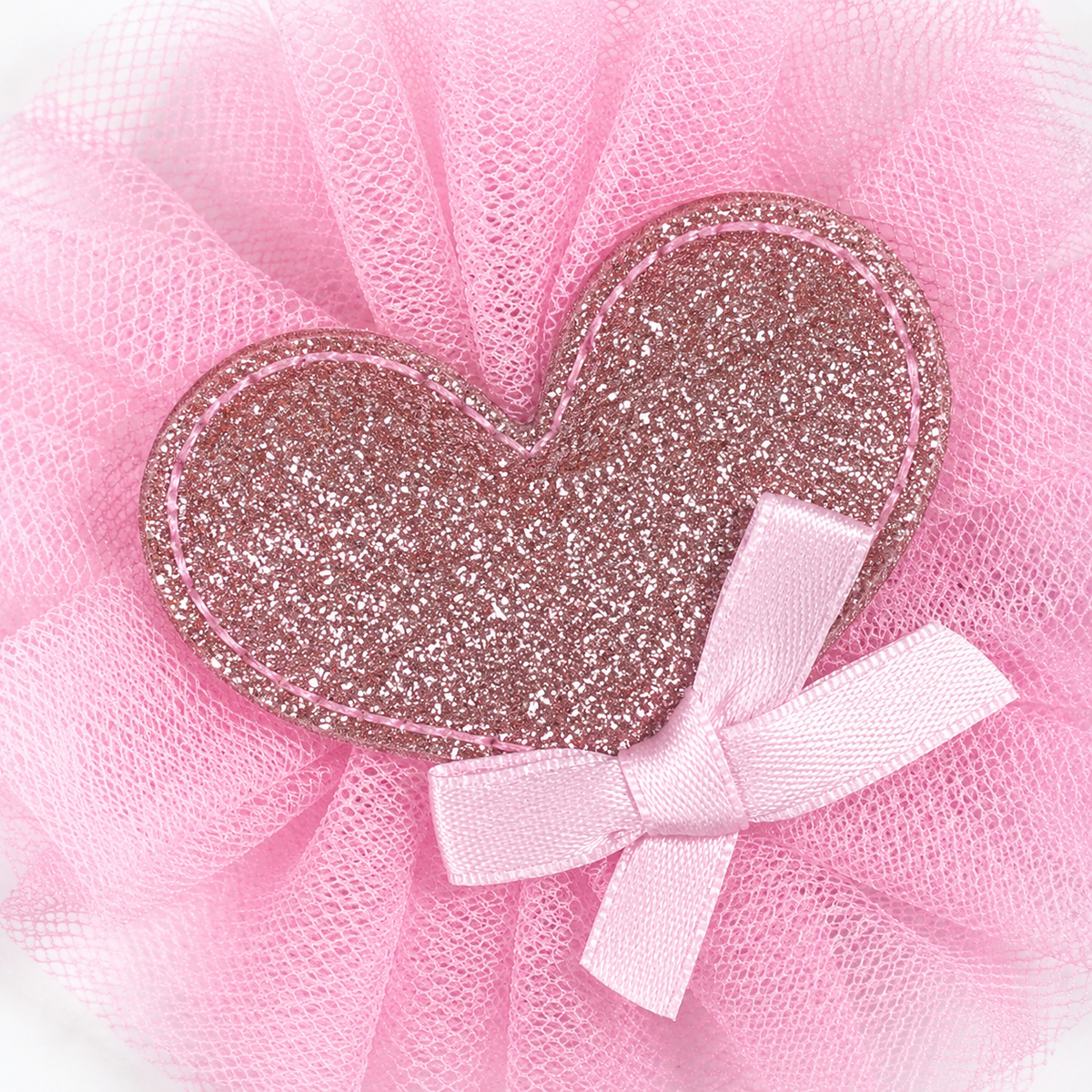 BABY GIRL FANCY HEART HEADBAND SET 3PCS