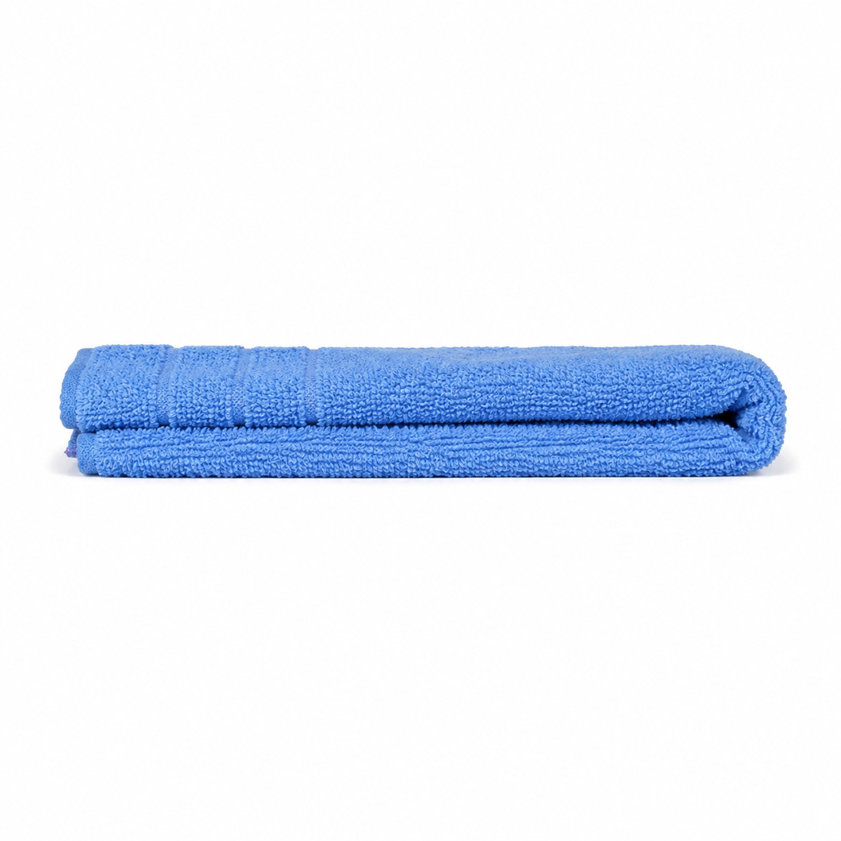 BABY TOWEL BEAR BLUE EMB